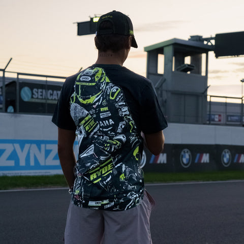 Kyle Ryde Black Graphic T-Shirt