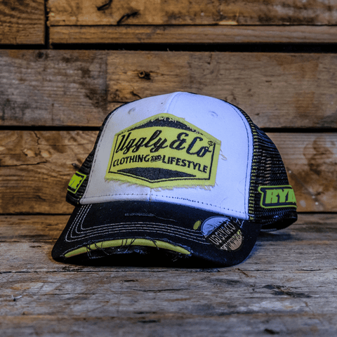Black & White Diamond Trucker Hat x Kyle Ryde #1