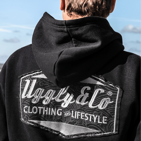 Black Surf Diamond Hoodie