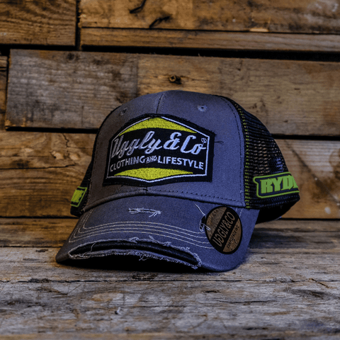 Dark Grey Diamond Trucker Hat x Kyle Ryde #1