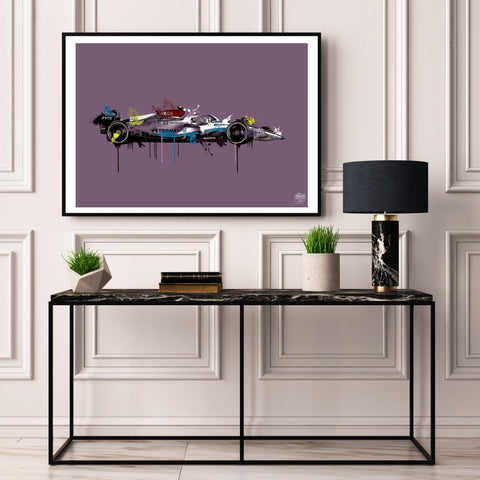 Lewis Hamilton 2022 Mercedes W13 F1 Print