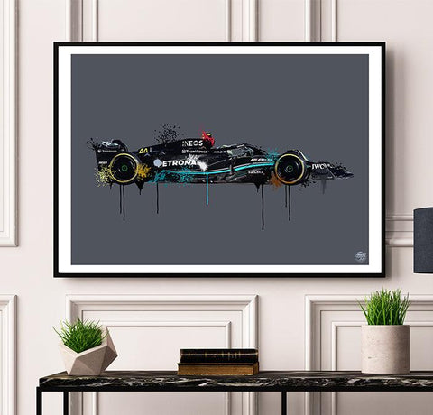 Lewis Hamilton 2023 Mercedes F1 Print