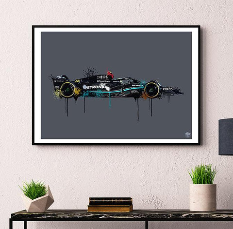Lewis Hamilton 2023 Mercedes F1 Print