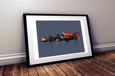 Max Verstappen 2023 Red Bull RB19 F1 Print