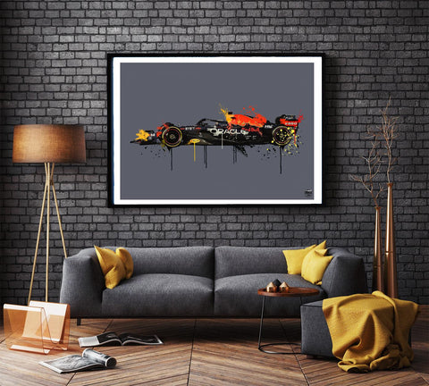 Max Verstappen 2023 Red Bull RB19 F1 Print