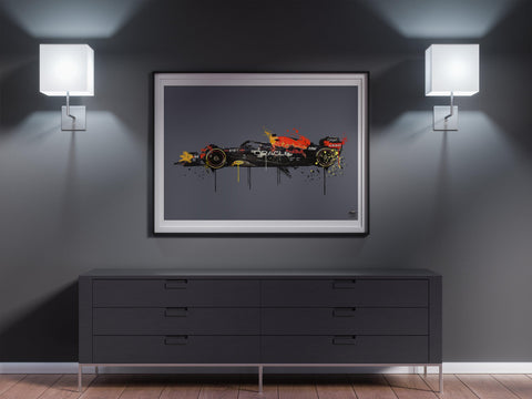Max Verstappen 2023 Red Bull RB19 F1 Print