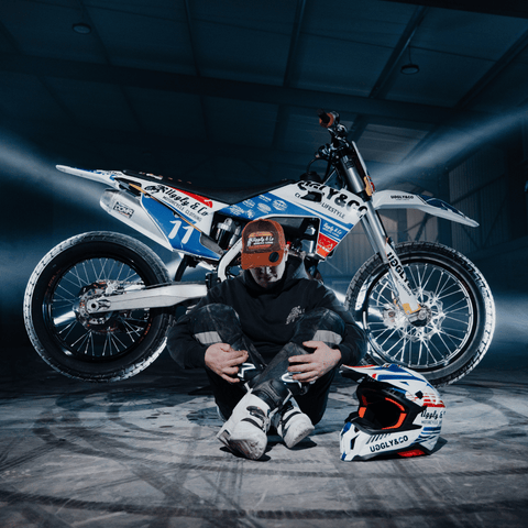 Black Flattrack Hoodie