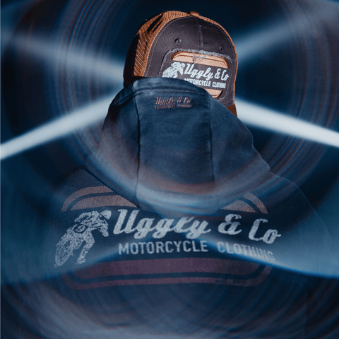 Black Flattrack Hoodie