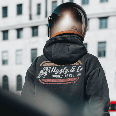 Black Flattrack Hoodie
