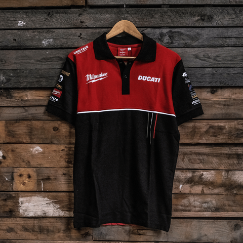 Milwaukee Tools x Ducati Polo Shirt [Team Wear] (Fan Merch)