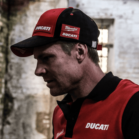 Milwaukee Tools ® x DUCATI ® Team-Wear Trucker Hat (Fan Merch)