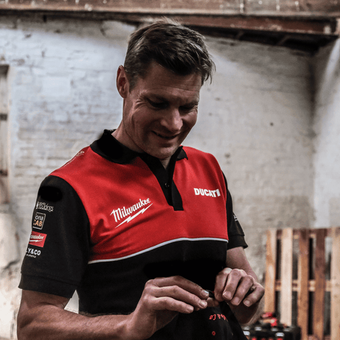 Milwaukee Tools x Ducati Polo Shirt [Team Wear] (Fan Merch)