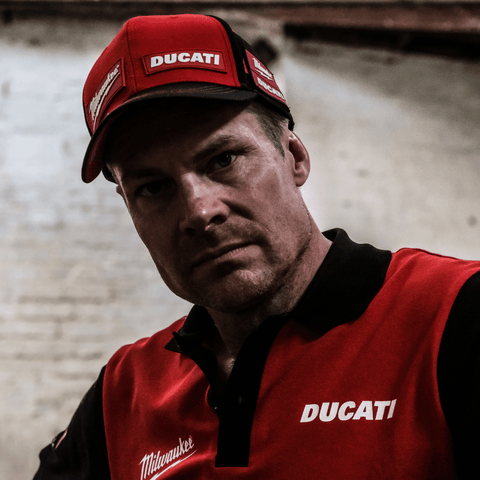 Milwaukee Tools ® x DUCATI ® Team-Wear Trucker Hat (Fan Merch)