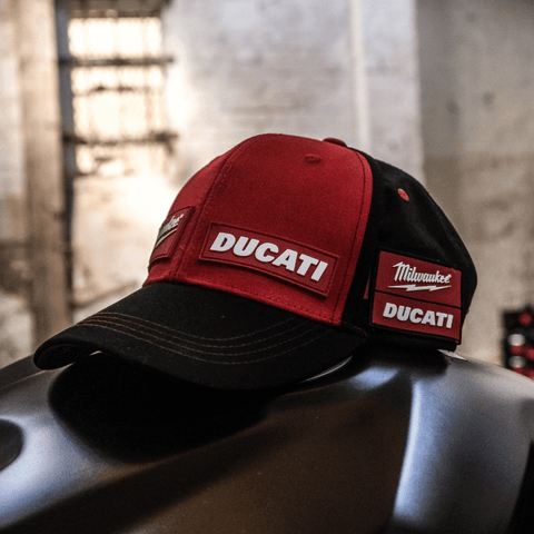 Milwaukee Tools ® x DUCATI ® Team-Wear Trucker Hat (Fan Merch)