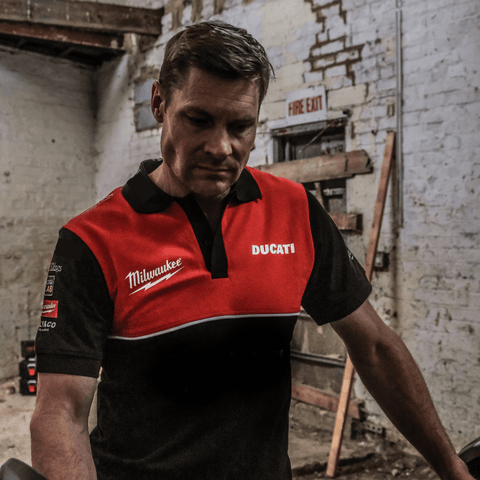 Milwaukee Tools x Ducati Polo Shirt [Team Wear] (Fan Merch)
