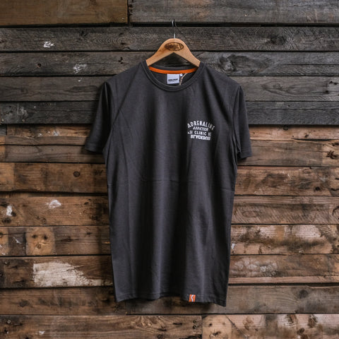 GREY ADRENALINE ADDICTION TEE