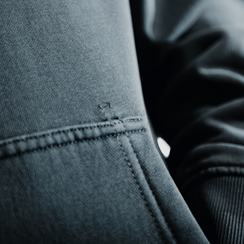 Blue Flattrack Hoodie