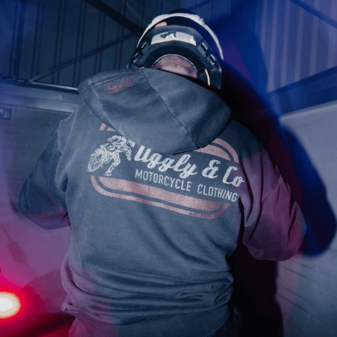 Black Flattrack Hoodie