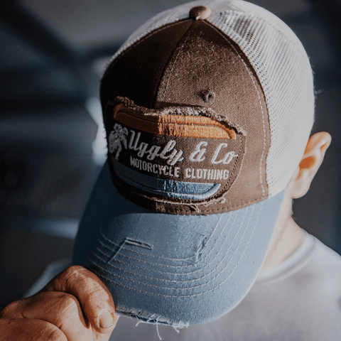 Dusty Blue Flattrack Cap