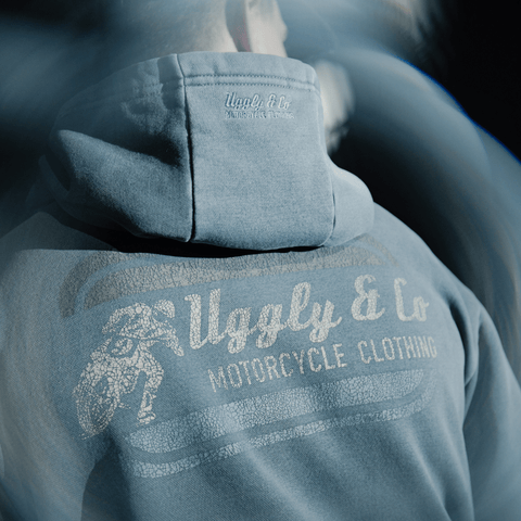 Blue Flattrack Hoodie
