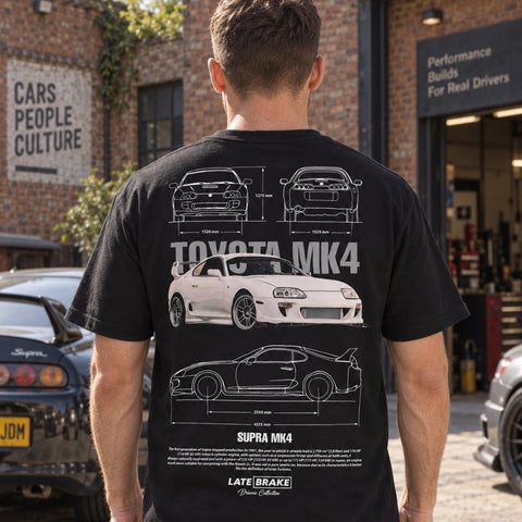 Supra Mk4 (White) Drivers Collective T-Shirt