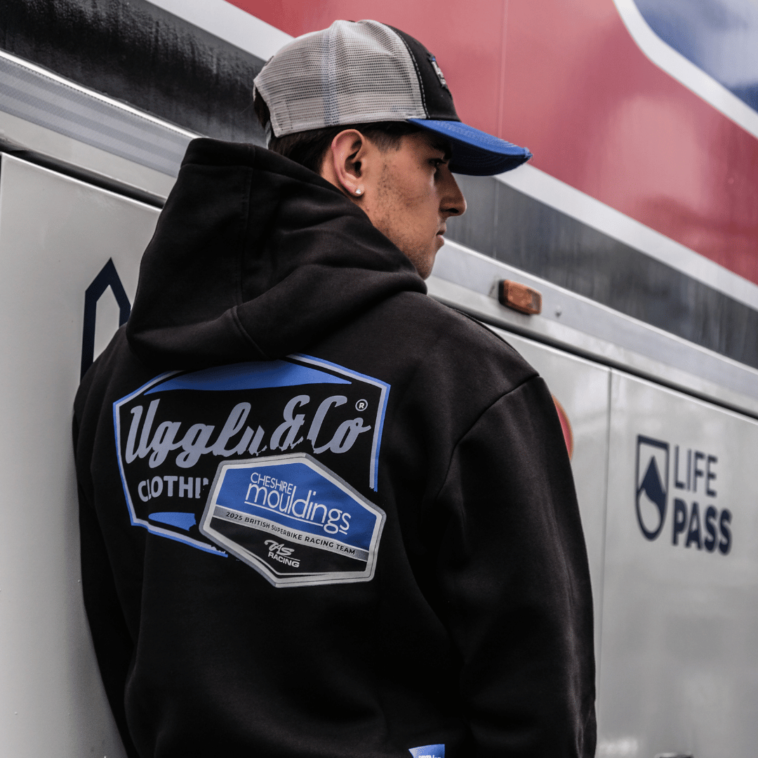 Design Tas Racing Cheshire Mouldings x TAS Racing x U&C Hoodie – Fan Merch