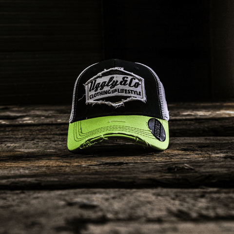 Yellow & White Diamond Cap