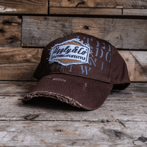 Brown 'Aviation' Diamond Cap