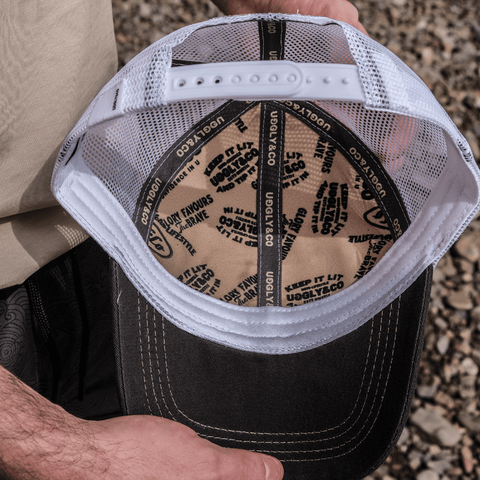 Beige Surf Diamond Cap