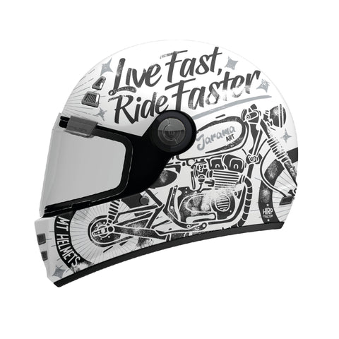 MT Jarama SV Art (White/Black)