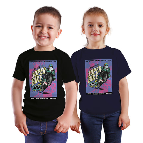 Josh Brookes Super Bike T-shirt in Navy - Kids