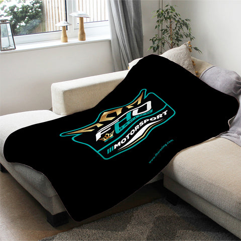 FHO Racing Fleece Blanket Logo Blankets