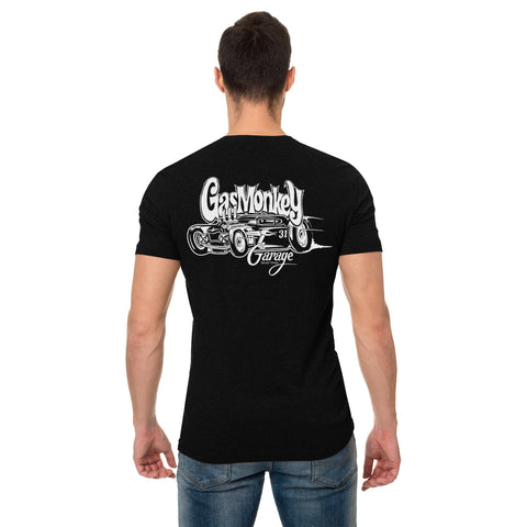 Gas Monkey Garage 'Chevrolet' T-Shirt in Black 