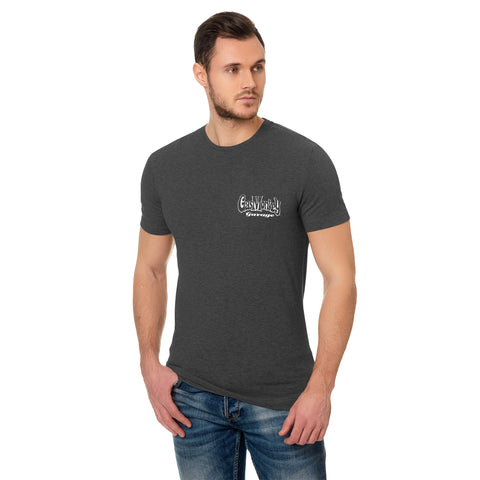 Gas Monkey Garage 'Chevrolet' T-Shirt in Grey 