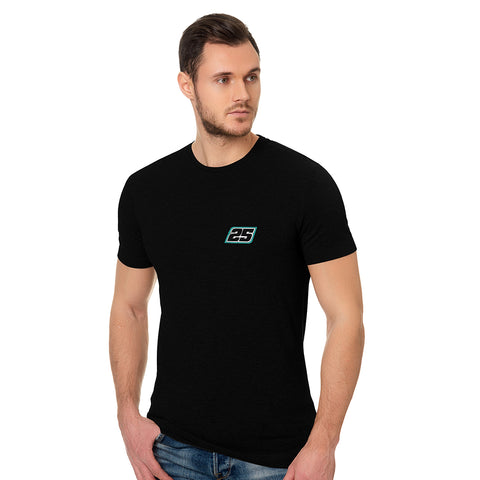 Josh Brookes No. 25 T-shirt in Black