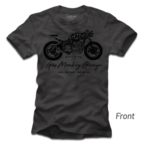 Gas Monkey Motorcycle T-Shirt - Grey T-Shirt